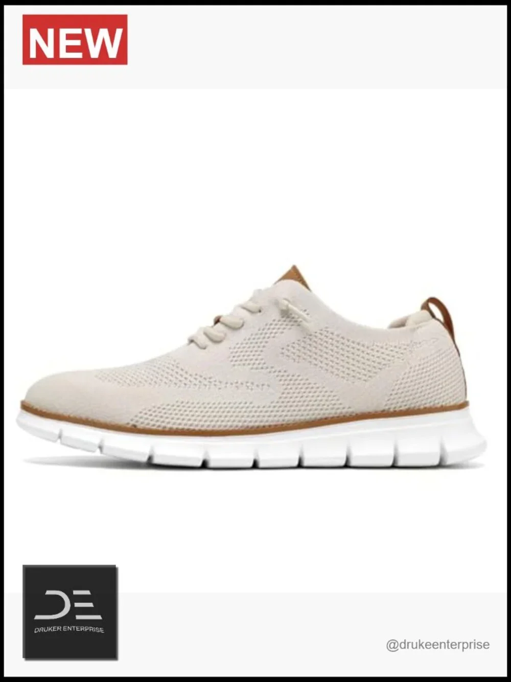 Mesh Breathable Lightweight Walking Oxfords Lace-Up Business Work Shoes